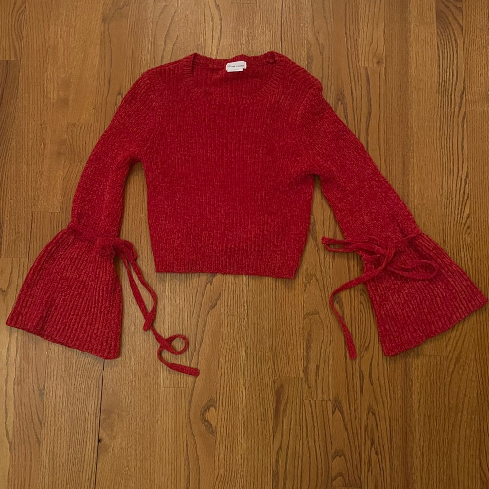 Lovers and friends red cropped sweater